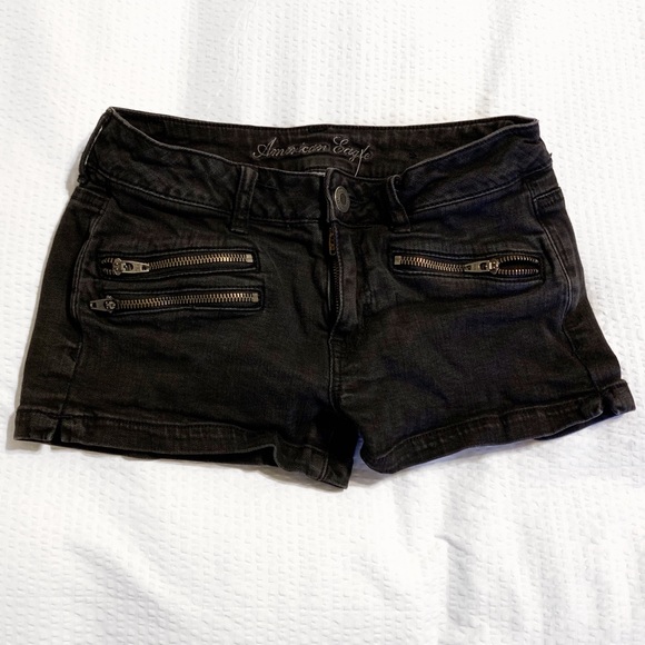 Black American Eagle Shorts - Picture 1 of 3